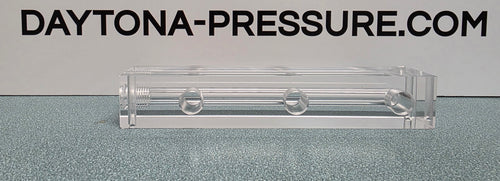 1/4" POLY BLOCK CLEAR 4 PORT (NO VALVES)