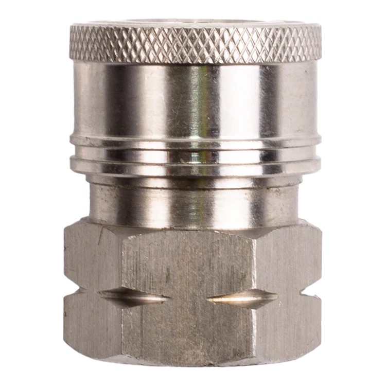 QC SOCKET 1/4" FNPT STAINLESS STEEL