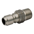 QC PLUG 3/8" MNPT STAINLESS STEEL
