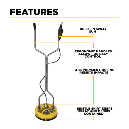 16" BE Whirl-A-Way Surface Cleaner