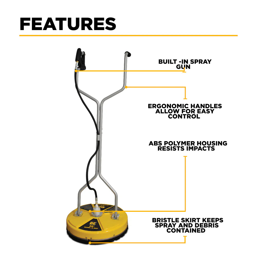 20" Whirl-A-Way Surface Cleaner