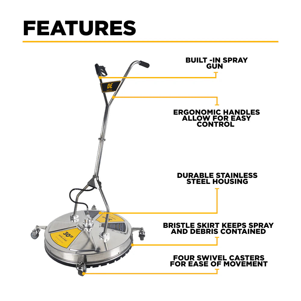 30" Whirl-A-Way Surface Cleaner