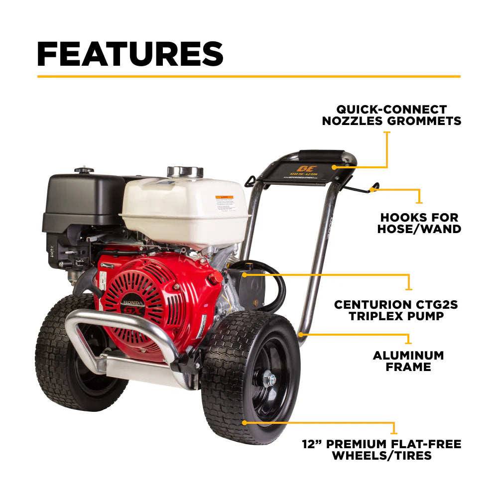 4,200 PSI 4.2 GPM Cold Water Gas Pressure Washer - B4213HAAS