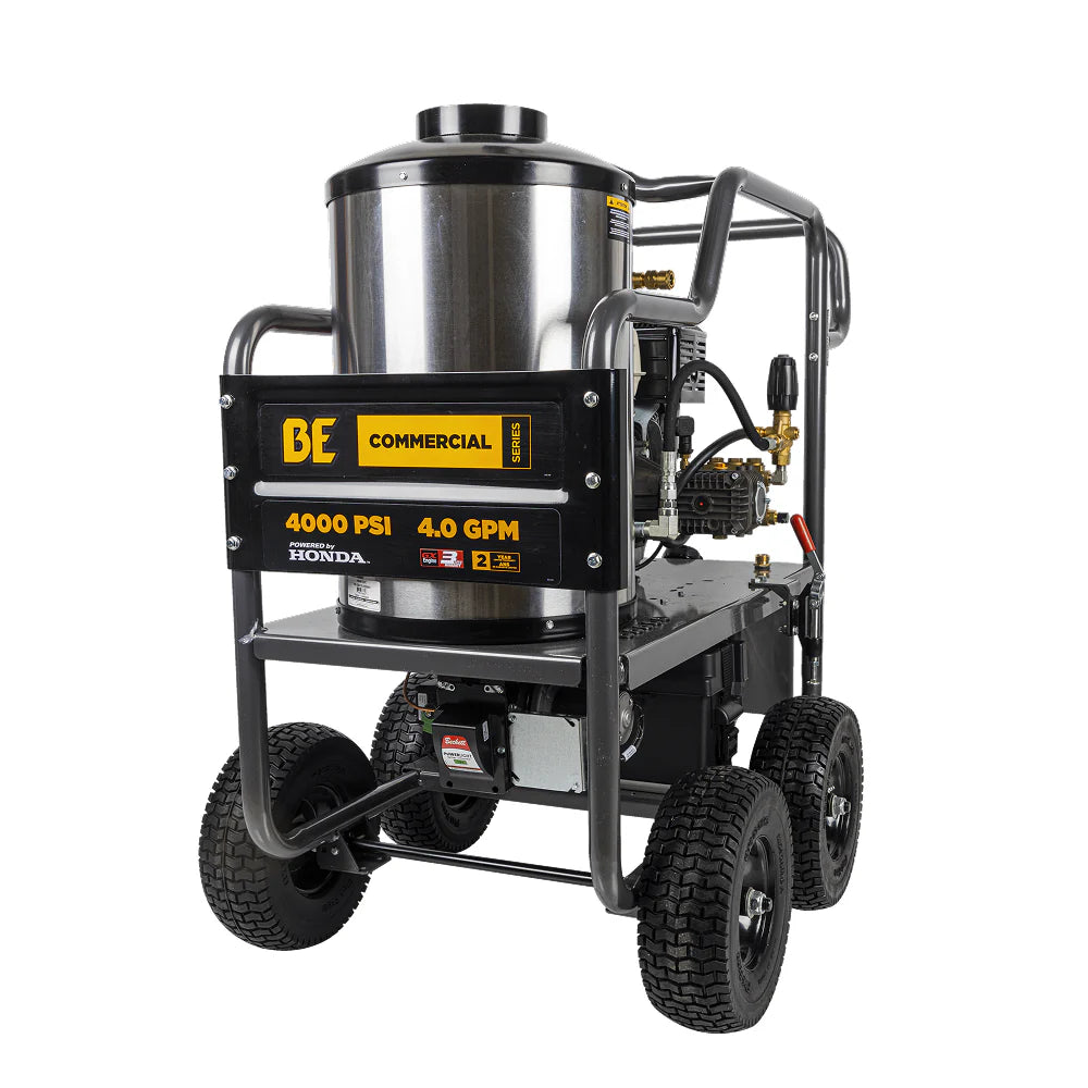 4,000 PSI - 4.0 GPM Hot Water Pressure Washer with Honda GX390 Engine and Comet Triplex Pump - HW4013HC