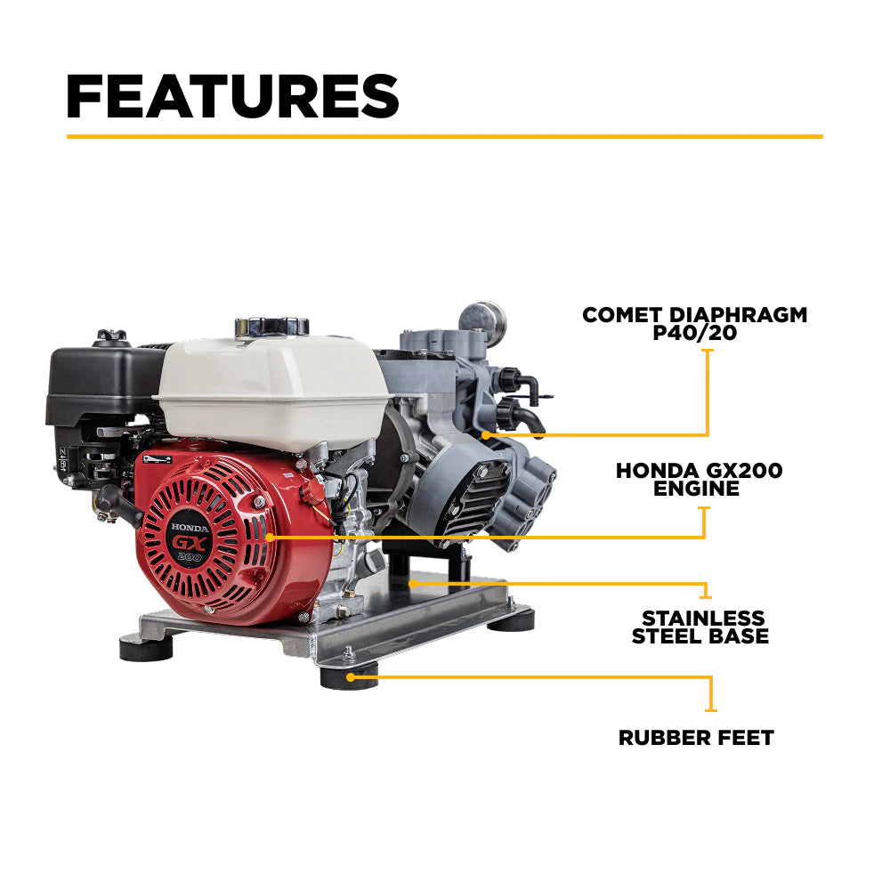 300 PSI 11.0 GPM Gas Soft Wash Unit - SW1165HC2