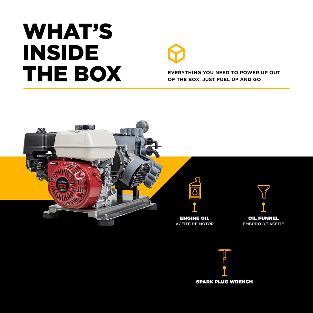 11.0 GPM - 300 PSI Gas Soft Wash Unit - SW1165HEC2 ELECTRIC START