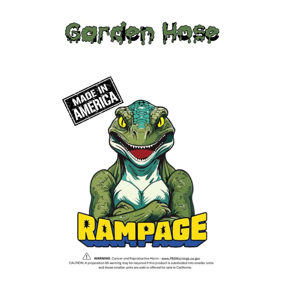 Rampage 3/4″ Green Garden Hose 100ft