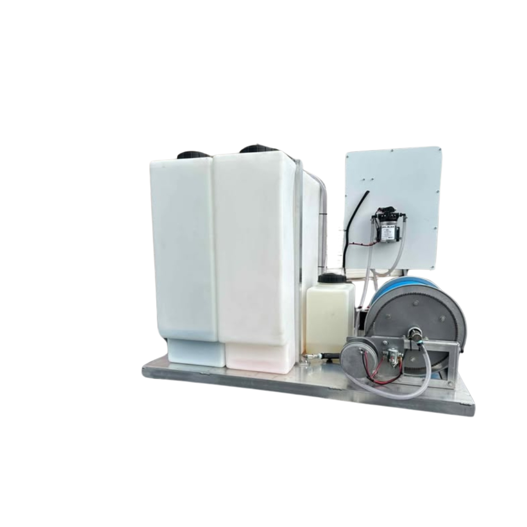 Softwash Skid System – Complete Aluminum Build | 7 GPM Delavan Pump