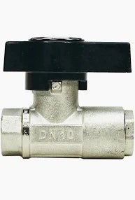 DN10 3/8" Metal Ball Valve – Heavy-Duty Nickel Plated